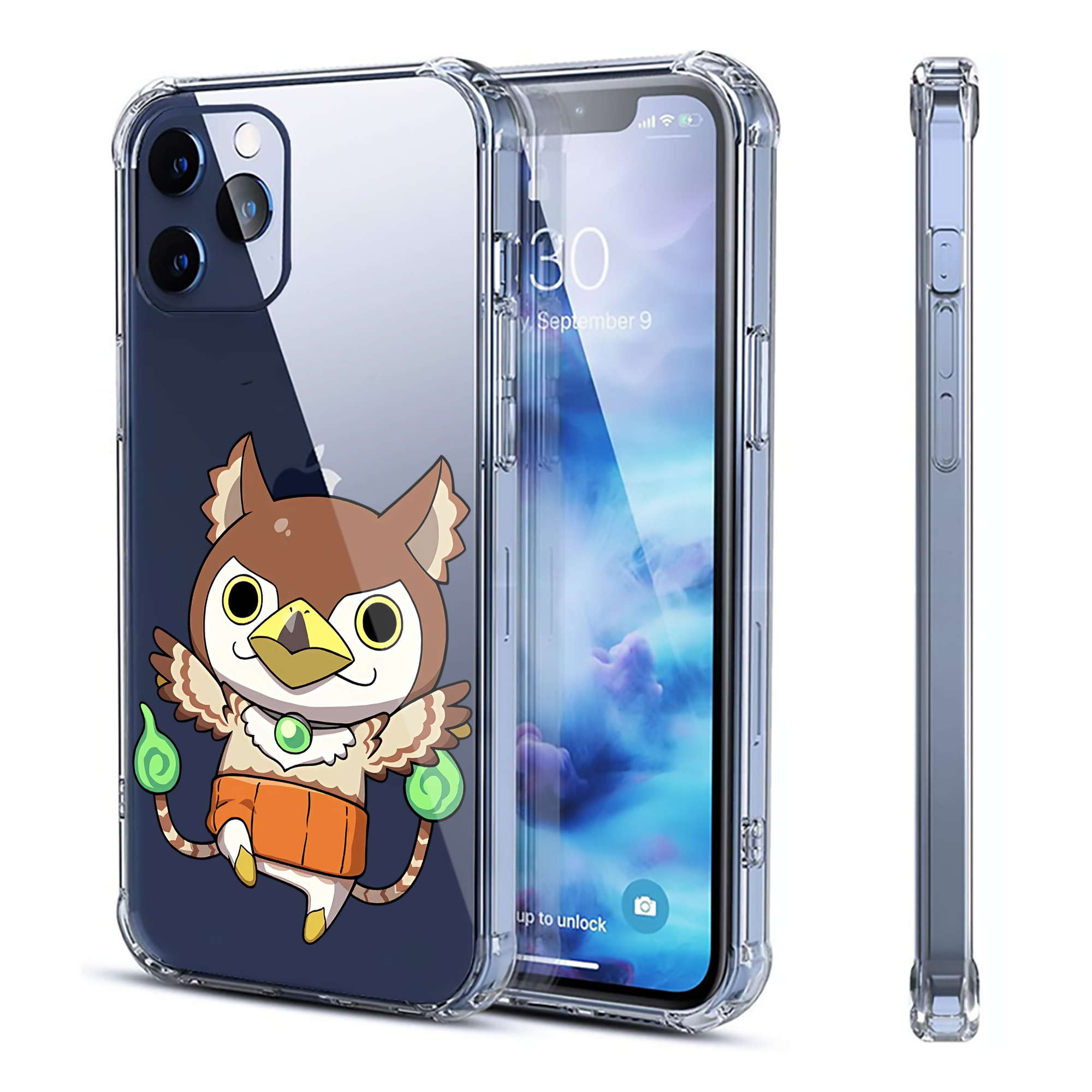（画像用） 妖怪ウォッチ Yo-kai Watch 【iPhone 12シリーズ対応】透明スマホケース（クリアソフトケース）